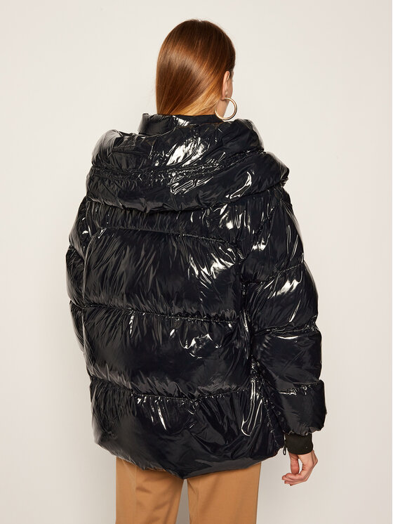 Weekend Max Mara Weekend Max Mara Pehelykabát Gala 54860103 Fekete Regular Fit