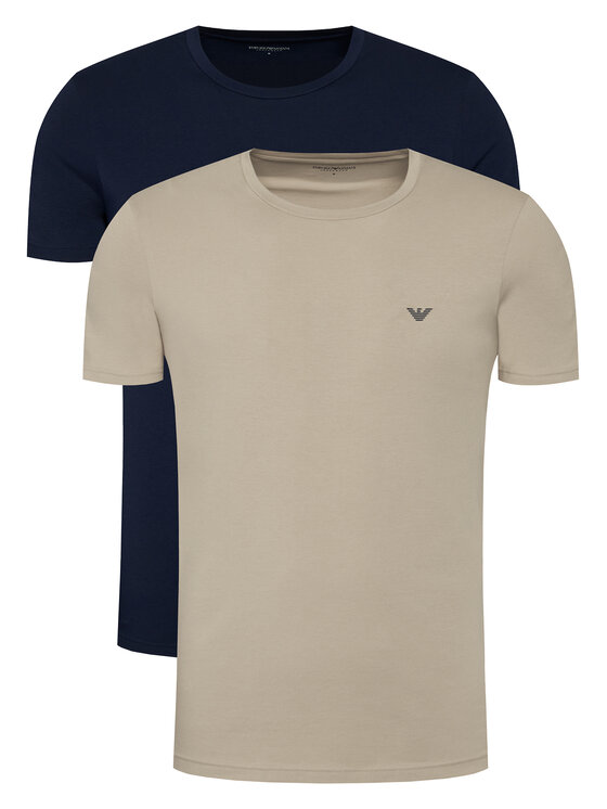 Emporio Armani Underwear Emporio Armani Underwear Komplet t-shirtów EM000391 AF18881 M1143 Kolorowy Slim Fit