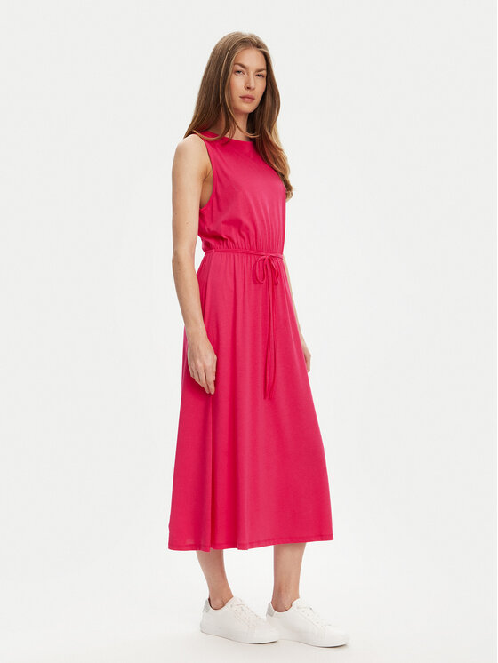 United Colors Of Benetton United Colors Of Benetton Sukienka letnia 3Q225V00X Różowy Regular Fit