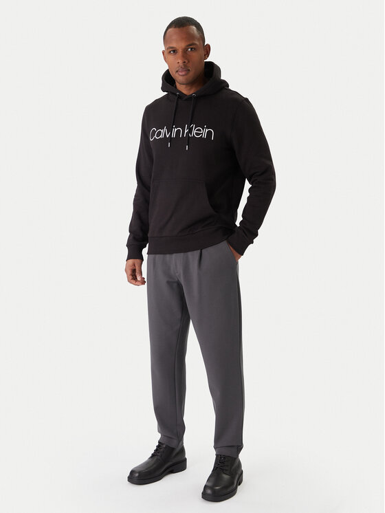 Calvin Klein Calvin Klein Mikina Logo K10K104060 Černá Regular Fit