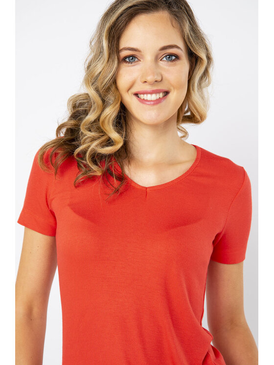QUIOSQUE QUIOSQUE Halenka 22-TD-BS10 Červená Regular Fit
