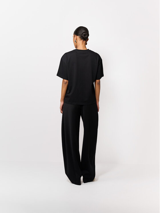 La Mania La Mania T-Shirt RIHO Czarny Basic Fit