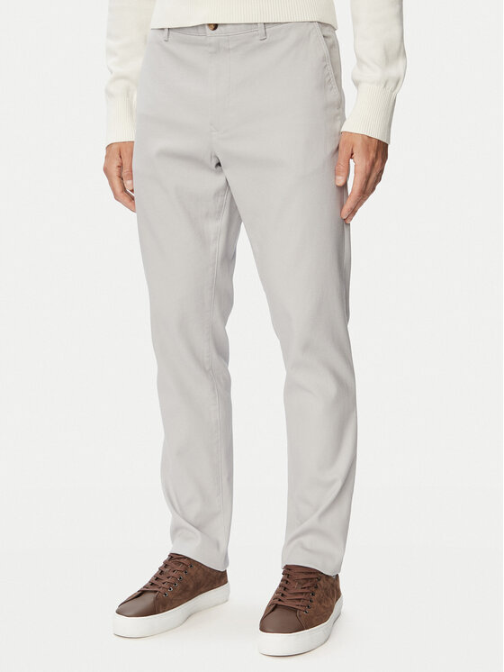 Tommy Hilfiger Tommy Hilfiger Chino-püksid Denton MW0MW43151 Helehall Regular Fit