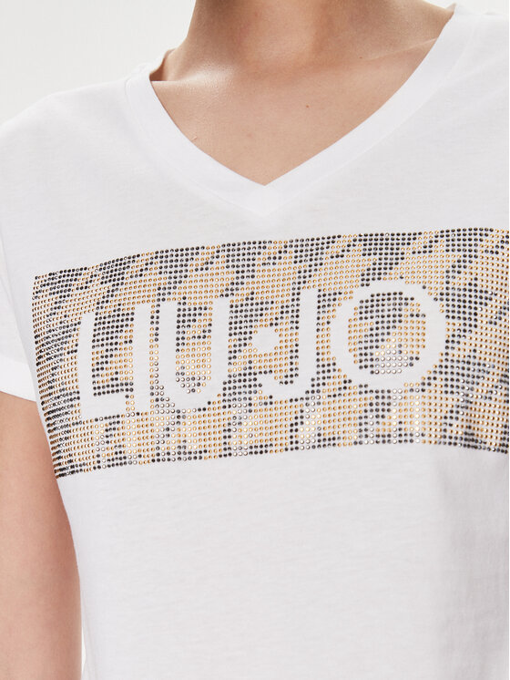 Liu Jo Liu Jo T-Shirt MF3338 JS923 Biały Regular Fit