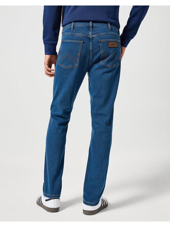 Wrangler Wrangler Jeansy LARSTON Niebieski Slim Fit