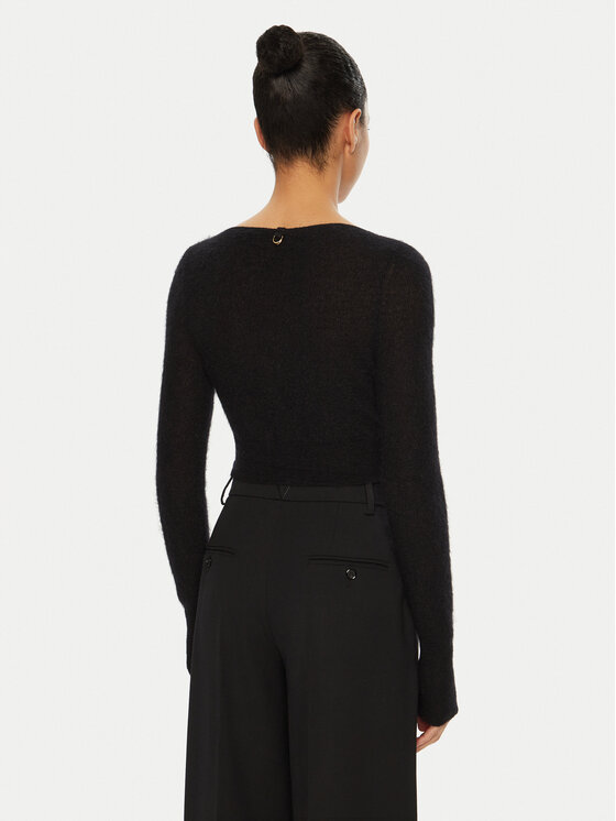 JACQUEMUS JACQUEMUS Kardigan 24E241KN203 Černá Regular Fit