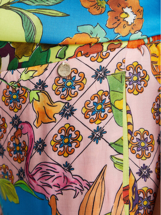 Liu Jo Liu Jo Hlače WA6484 T473A Šarena Relaxed Fit