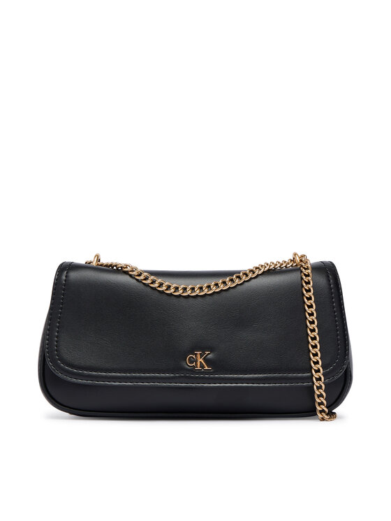 Calvin Klein Calvin Klein Geantă Ck Convertible Chain Small Bag LV04F3172G Negru