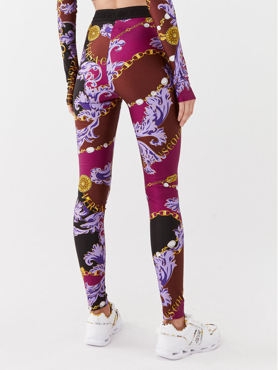 Versace Jeans Couture Versace Jeans Couture Legíny 75HAC101 Fialová Slim Fit