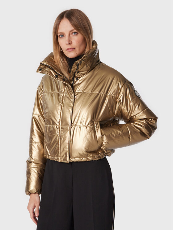 Giubbotto piumino DP2J9228 Oro Oversize
