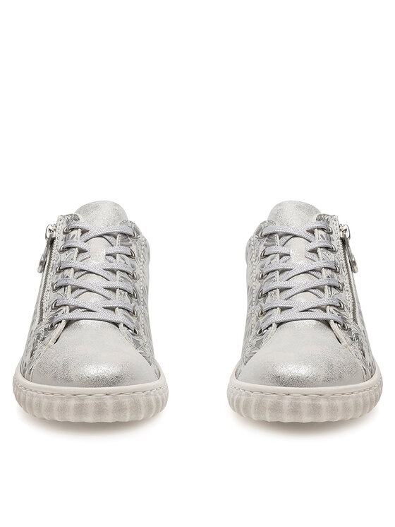 Rieker Rieker Sneakersy N0900-90 Strieborná