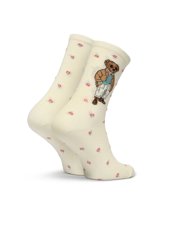 Polo Ralph Lauren Polo Ralph Lauren Lange Socken 455P10244001 Écru