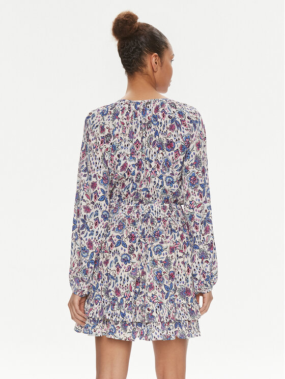 REPLAY Replay Sukienka letnia W9098.000.74958 Kolorowy Regular Fit