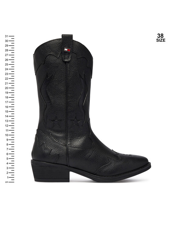 Tommy Hilfiger Tommy Hilfiger Kowbojki T3A6-35193-0036 Czarny