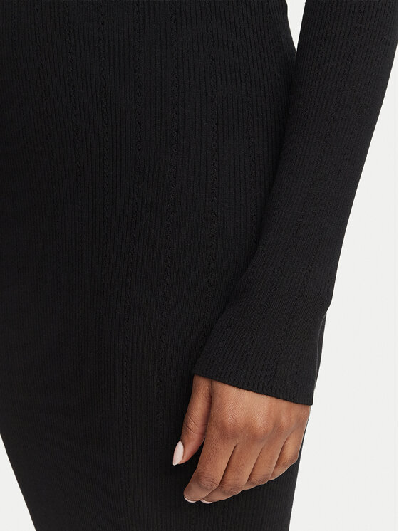 Elisabetta Franchi Elisabetta Franchi Трикотажна сукня AM-08B-66E2-V380 Чорний Slim Fit