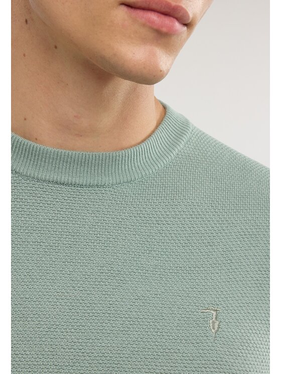 Trussardi Trussardi Cardigan M0038000005N038 Turchese Regular Fit