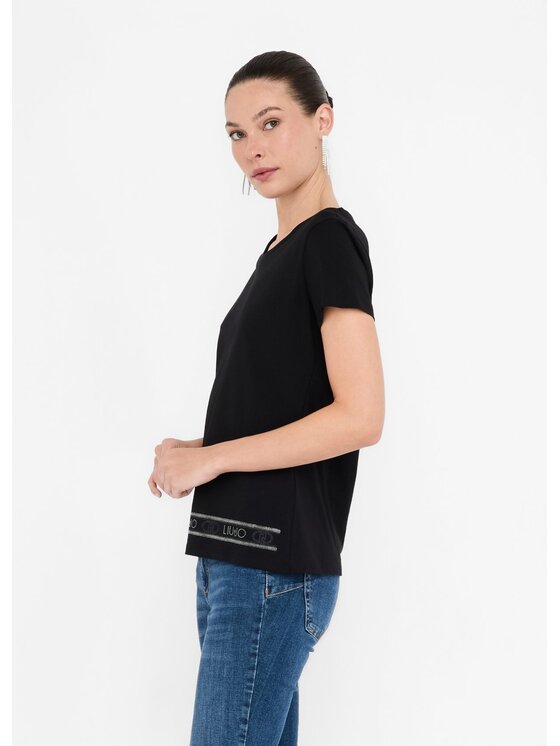 Liu Jo Liu Jo T-shirt TF5287JS923M9845 Nero Regular Fit