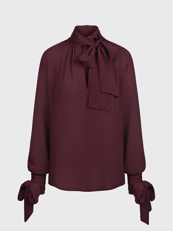MARI PRETI MARI PRETI Blusa Luna Bordeaux Regular Fit