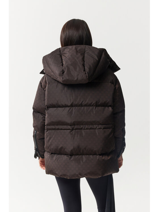 Magda Matyja Magda Matyja Kurtka puchowa ALASKA PUFFER JACKET Brązowy Loose Fit