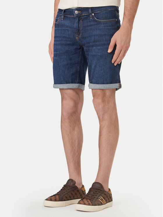 Guess Guess Jeansshorts M6GD01 D0754 Blau Regular Fit
