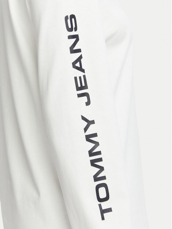 Tommy Jeans Tommy Jeans Bluză DW0DW23807 Alb Relaxed Fit