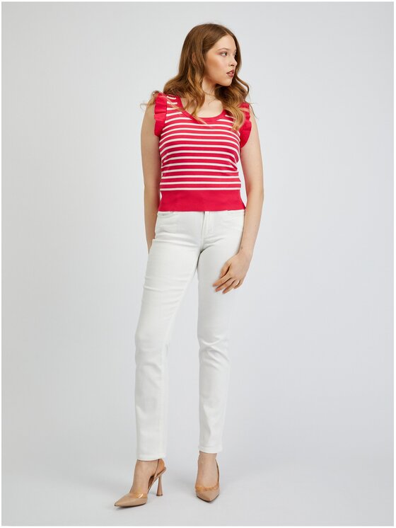Orsay Orsay Koszula 507499324000__XS Różowy Regular Fit