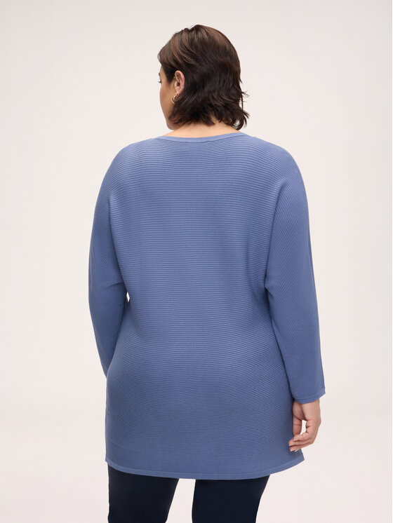 Fiorella Rubino Fiorella Rubino Sweter M216E002236N034 Niebieski Over Fit