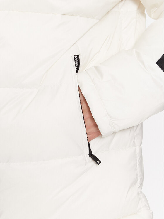 Champion Champion Kurtka przejściowa Jacket 219191 Écru Regular Fit