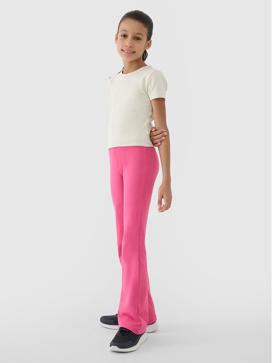 4F 4F Legginsy 4FJWSS25TTIGF199-54S Różowy
