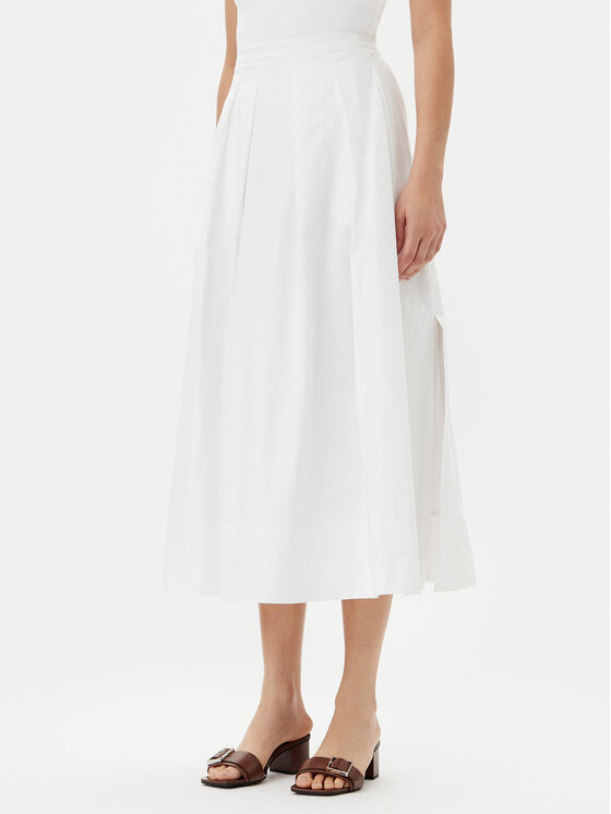 Herskind Herskind Trapézová sukně Herdis 5559202 Bílá Regular Fit