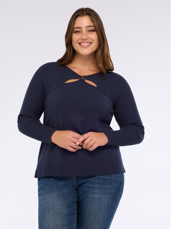 Fiorella Rubino Fiorella Rubino Maglione M668L008042N034 Blu Regular Fit