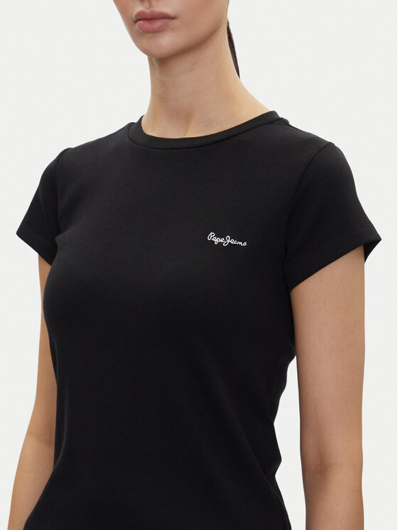 Pepe Jeans Pepe Jeans T-shirt PL506037 Crna Regular Fit