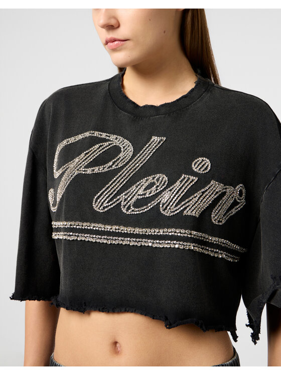 PHILIPP PLEIN PHILIPP PLEIN T-Shirt 29844 Černá Regular Fit