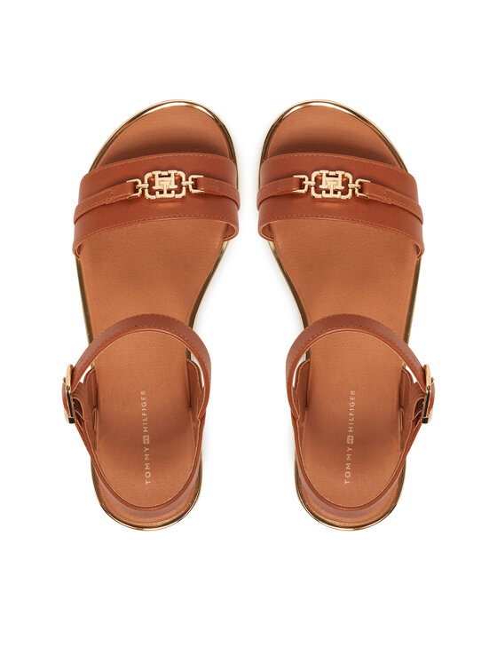 Tommy Hilfiger Tommy Hilfiger Sandali T3A2-33778-0326 S Rjava