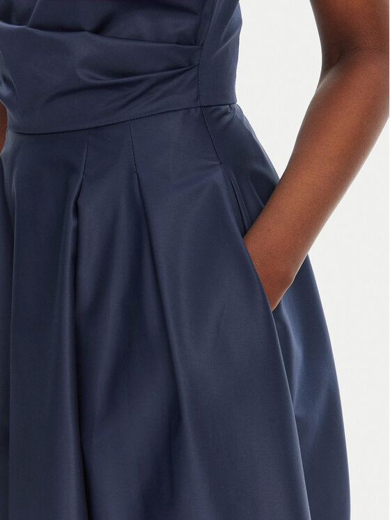 Elisabetta Franchi Elisabetta Franchi Koktélruha AB-T52-52E2-V440 Sötétkék Regular Fit