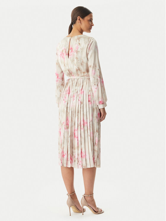 Rinascimento Rinascimento Rochie cocktail CFC0127960003 Bej deschis Regular Fit