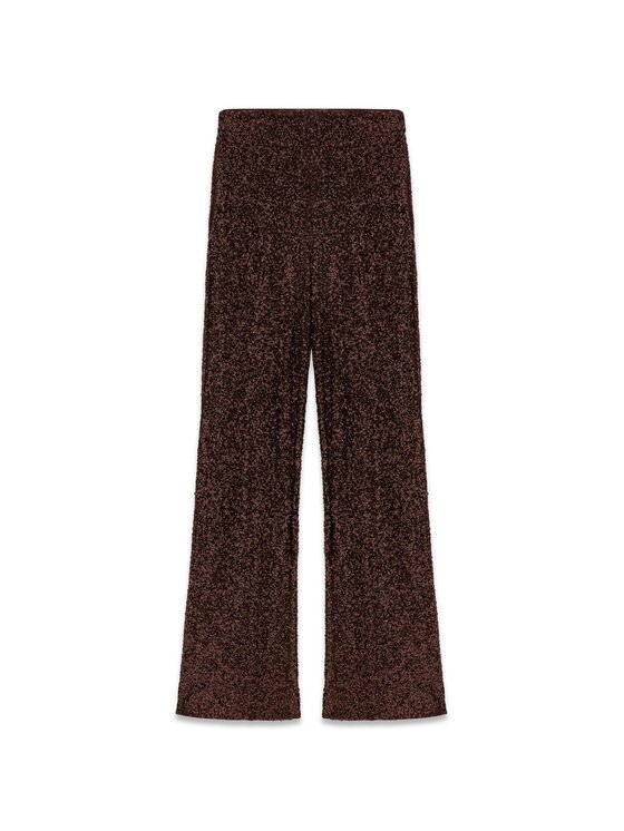 Guess Guess Spodnie materiałowe 180171 Brązowy Slim Fit