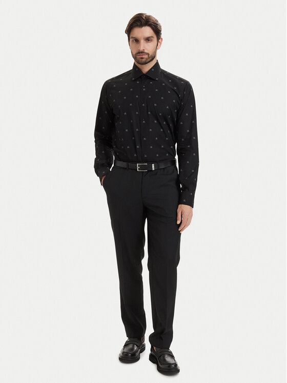 KARL LAGERFELD KARL LAGERFELD Srajca 605000 563622 Črna Regular Fit