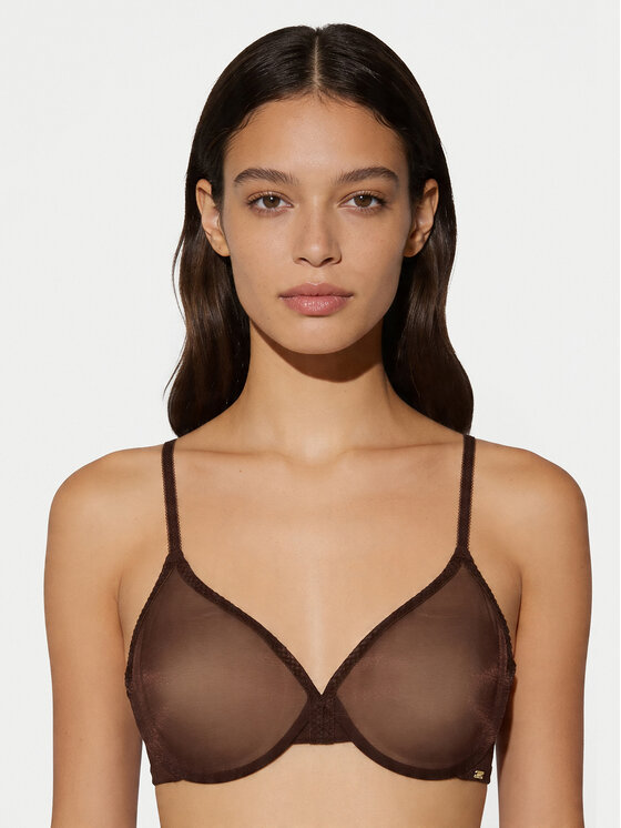 Gossard Gossard Grudnjak sa žicom Glossies Sheer Moulded 6271 Smeđa