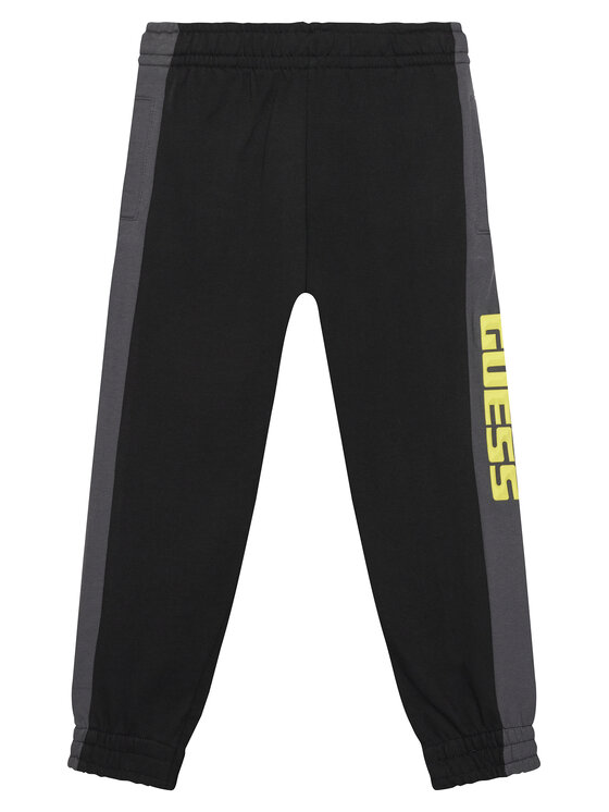 Guess Guess Teplákové kalhoty N6RB01 KA6R4 Černá Regular Fit