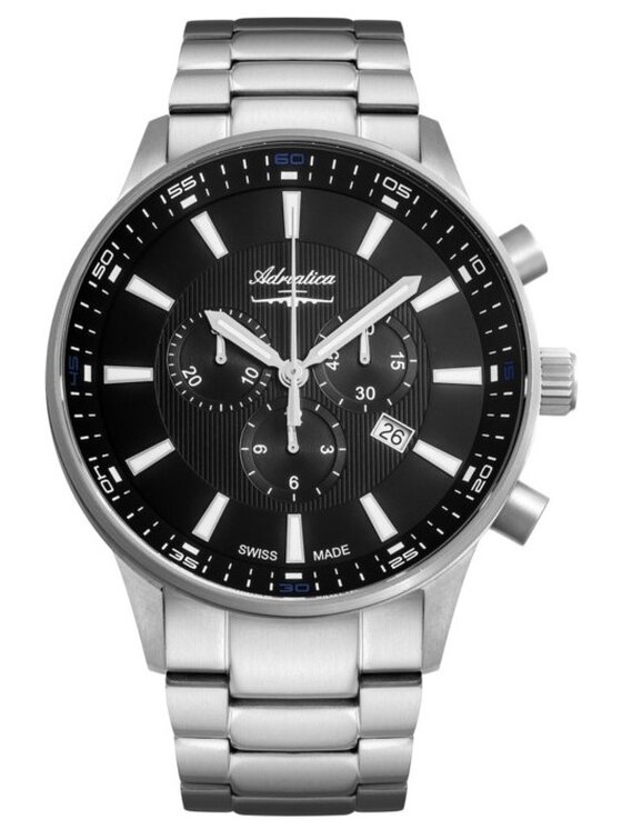 Adriatica Adriatica Zegarek A8281.4114CH-SET Srebrny