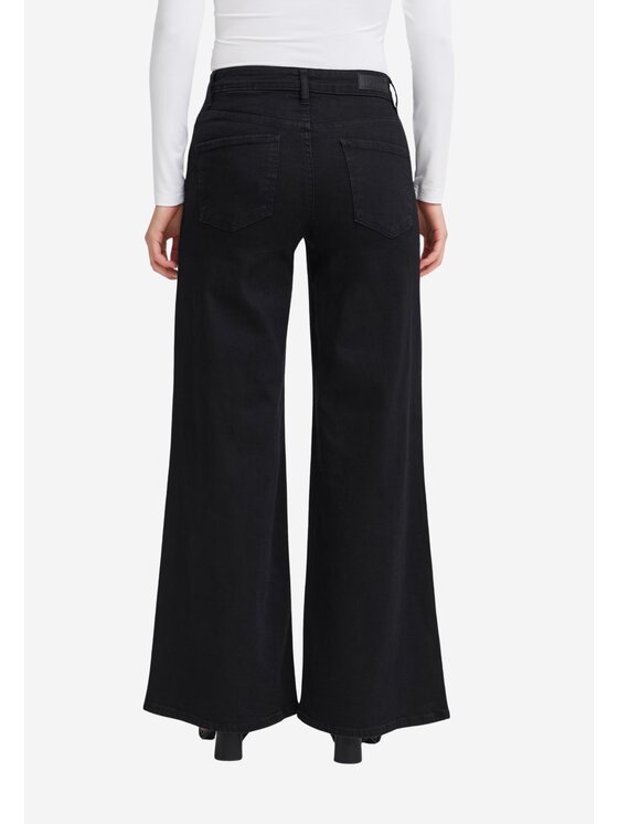 ICHI ICHI Jeans Ihtwiggy wide Nero Regular Fit