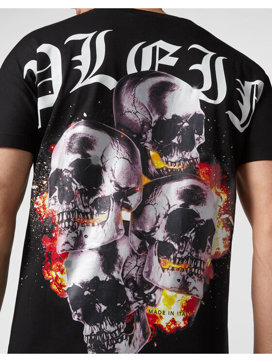 PHILIPP PLEIN PHILIPP PLEIN T-Shirt 30412 Czarny Regular Fit