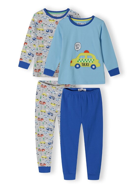 minoti minoti Komplet piżam 19pj22 Szary Regular Fit