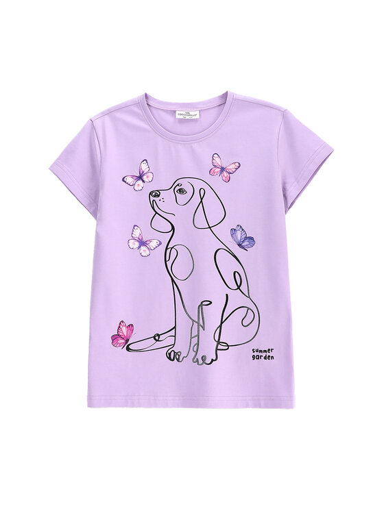 Coccodrillo Coccodrillo T-Shirt WC5143218VGD Fialová Regular Fit