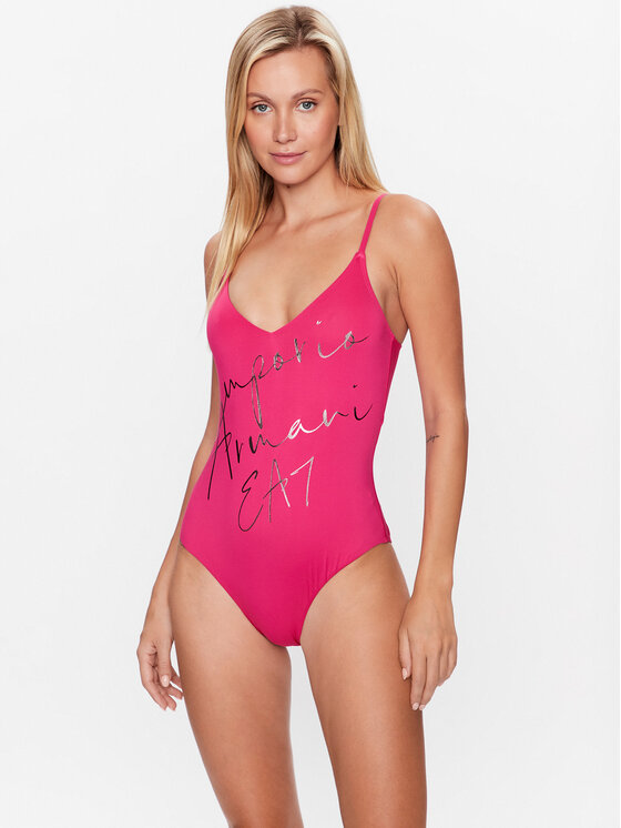 EA7 Emporio Armani Kopalni kostum 911120 3R407 00227 Roza