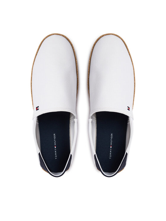 Tommy Hilfiger Tommy Hilfiger Espadryle Core Hilfiger Espadrille Textile FM0FM05792 Biały