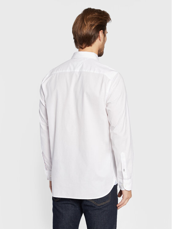 Tommy Hilfiger Tommy Hilfiger Сорочка Core Flex Poplin MW0MW25035 Білий Regular Fit