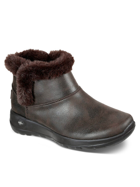 Skechers Skechers Členková obuv On-The-Go Joy Endeavor 144013/CHOC Hnedá