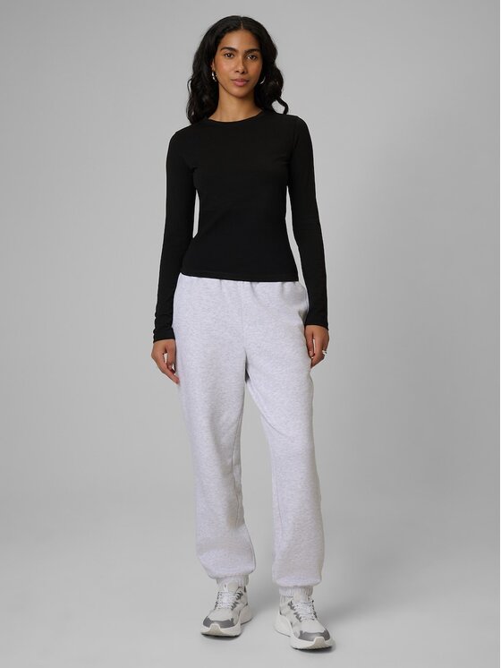 4F 4F Longsleeve 4FRSS26TLONF658-20S Nero Slim Fit